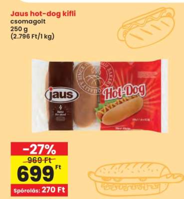 Jaus Hot-dog kifli