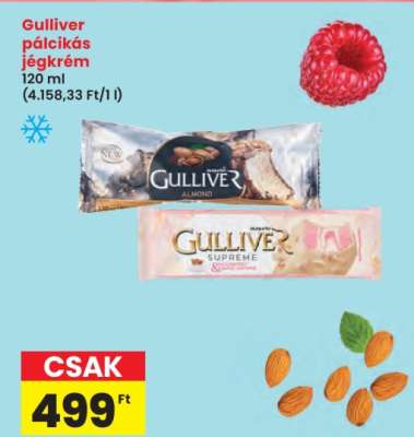 Gulliver pálcikás jégkrém