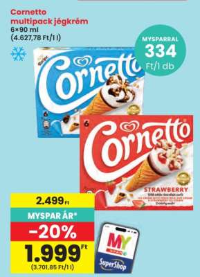 Cornetto multipack jégkrém