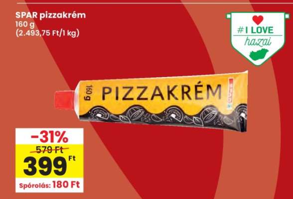 SPAR pizzakrém