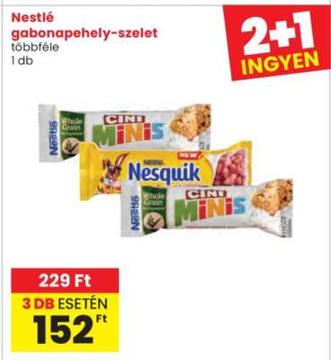 Nestlé gabonapehely-szelet