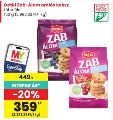 Detki Zab-Álom omlós keksz