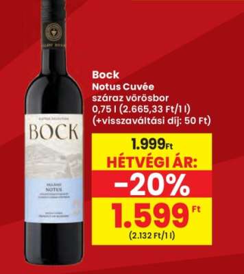 Bock Notus Cuvée