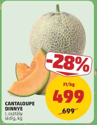 Cantaloupe dinnye