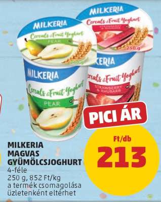 MILKERIA MAGVAS GYÜMÖLCSJOGHURT