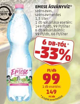 Emese ásványvíz