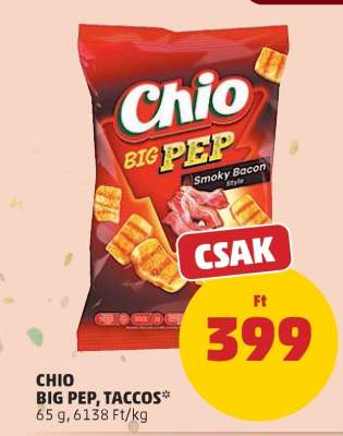 Chio Big Pep, Taccos