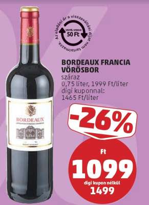 Bordeaux Francia Vörösbor