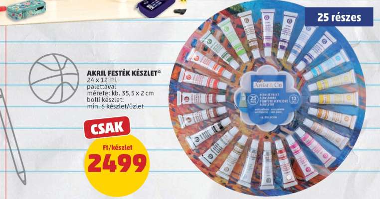 Akril Festék Készlet