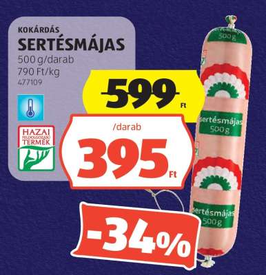 Kokárdás Sertésmájas