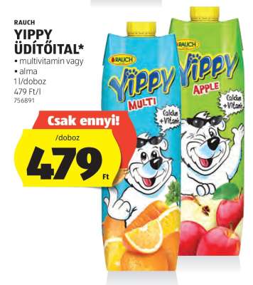 RAUCH YIPPY ÜDÍTŐITAL