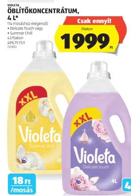 Violeta Öblítőkoncentrátum, 4 L