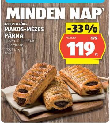 Mákos-Mézes Párna