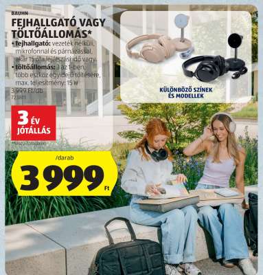 Fejhallgató vagy töltőállomás