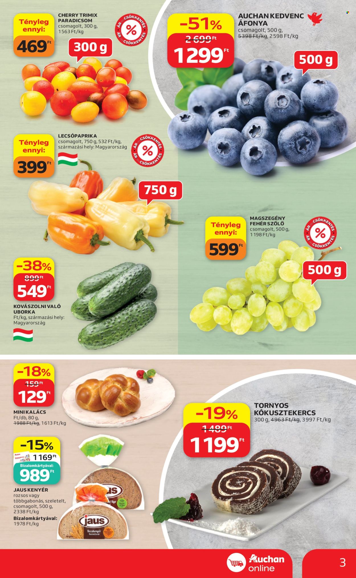 Auchan akciós újság érvényes:  - 2026.08.21 - 2026.08.26. 3. oldal Oldal 3