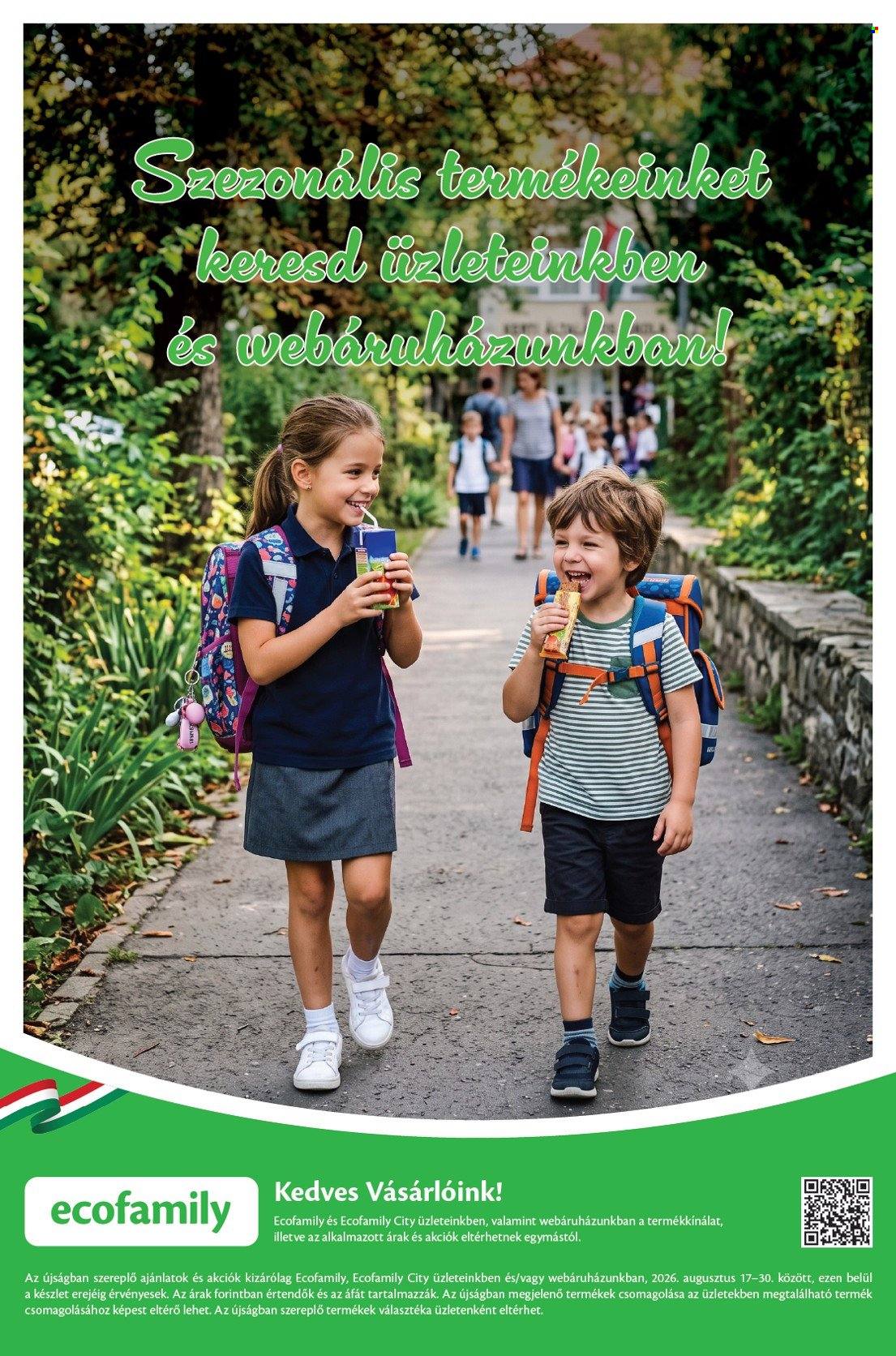 EcoFamily akciós újság érvényes:  - 2026.08.17 - 2026.08.30. 10. oldal Oldal 10
