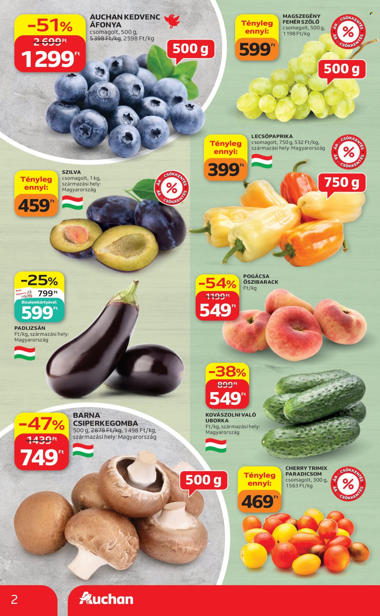 Auchan akciós újság érvényes:  - 2026.08.21 - 2026.08.26. 2. oldal Oldal 2