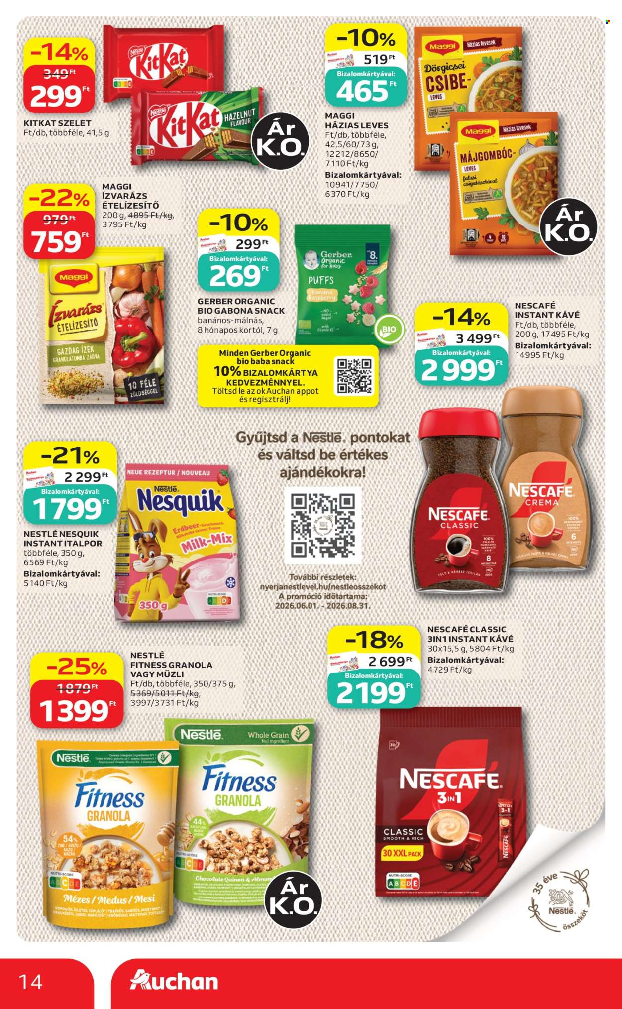 Auchan akciós újság érvényes:  - 2026.08.21 - 2026.08.26. 14. oldal Oldal 14