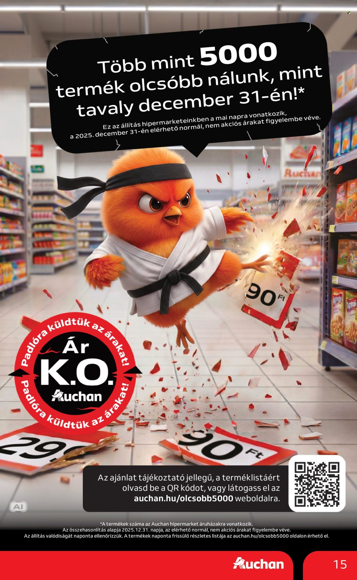 Auchan akciós újság érvényes:  - 2026.08.21 - 2026.08.26. 15. oldal Oldal 15