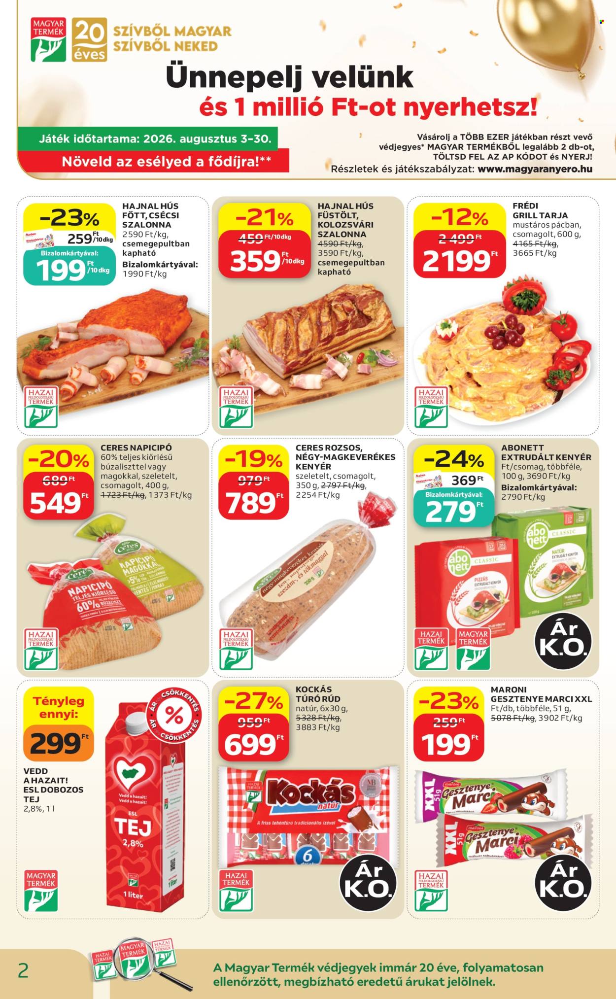 Auchan akciós újság érvényes:  - 2026.08.21 - 2026.09.02. 2. oldal Oldal 2