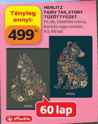 HERLITZ FAIRY TAIL STORY TŰZÖTT FÜZET