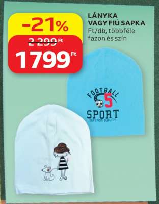 LÁNYKA VAGY FIÚ SAPKA