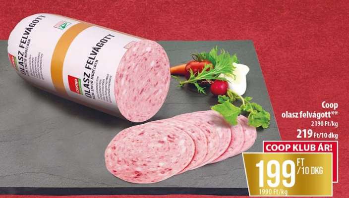 Coop olasz felvágott