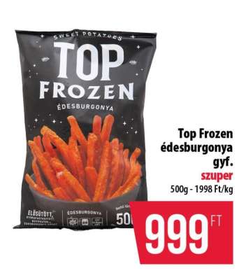Top Frozen édesburgonya