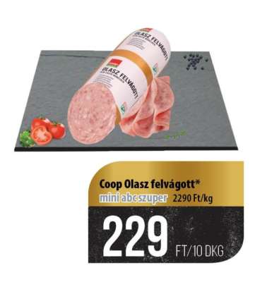 Coop olasz felvágott