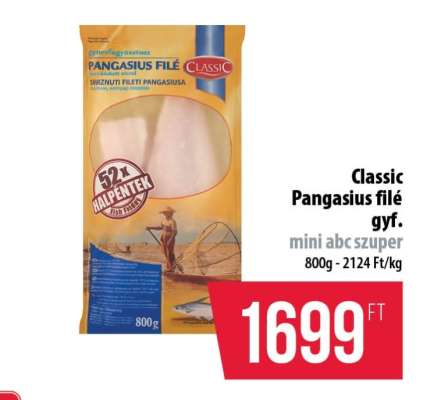 Classic pangasius filé gyf.