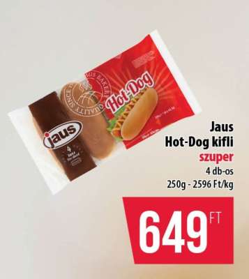 Jaus Hot-dog kifli