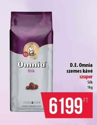 D.E. Omnia szemes kávé