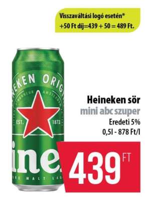 Heineken sör