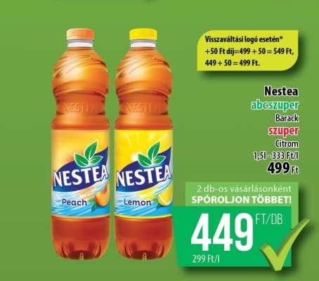 Nestea Peach and Lemon