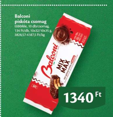 Balconi piskóta csomag