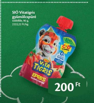 Sió Vitatigris gyümölcspüré