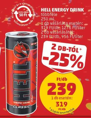 HELL ENERGY DRINK