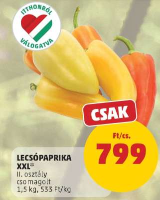 Lecsópaprika XXL