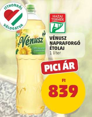 VÉNUSZ Napraforgó-étolaj