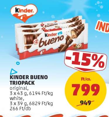 KINDER BUENO TRIOPACK