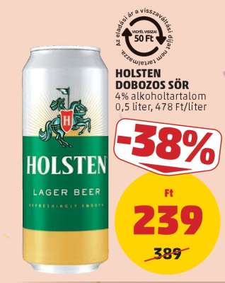 Holsten Dobozos Sör