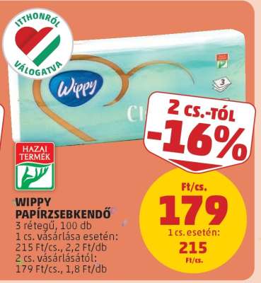 Wippy Papírzsebkendő