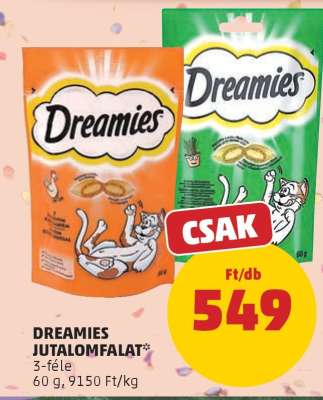 Dreamies Jutalomfalat