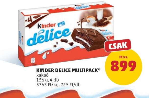 Kinder delice multipack