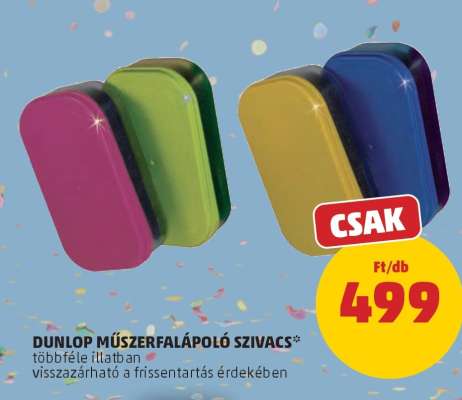 Dunlop Műszerfalápoló Szivacs