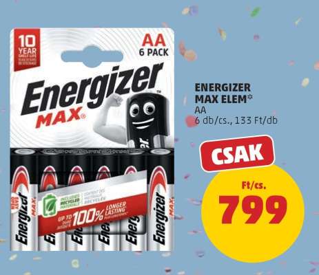 Energizer Max Elem
