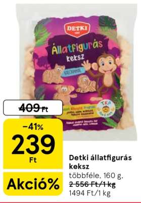 DETKI Állatfigurás Keksz