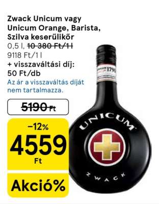 Zwack Unicum vagy Unicum Orange, Barista, Szilva keserűlikőr