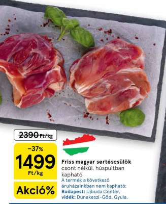 Friss magyar sertéscsülök
