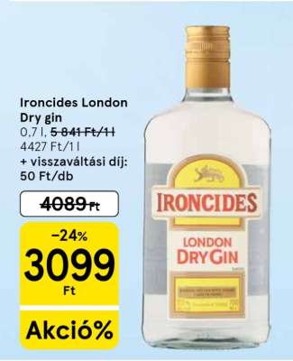 Ironcides London Dry Gin